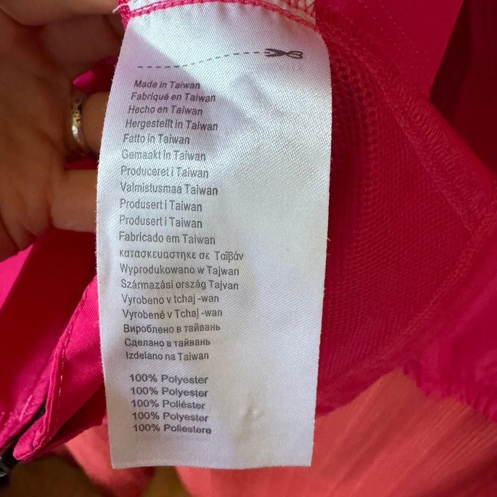 Pearl Izumi Women's Vibrant Pink and Black Bike Jacket Removable Sleeves - S/M - Picture 9 of 9